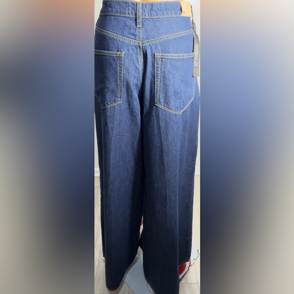 PAIGE Dark Blue Flare Jeans - Picture 5 of 15